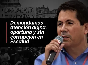 Demandamos atención digna, oportuna y sin corrupción en Essalud