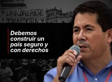 Debemos construir un país seguro y con derechos