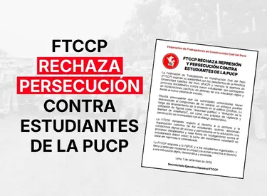 FTCCP rechaza persecución de estudiantes de la PUCP